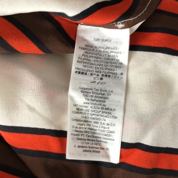 Tory Burch Silk Top Frill Sleeve Blouse NWT 0 - Picture 7 of 8